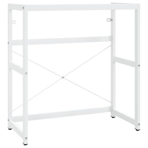 Badeværelsesmøbel til håndvask 79x38x83 cm jern hvid