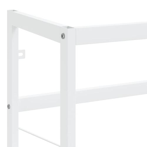 Badeværelsesmøbel til håndvask 79x38x83 cm jern hvid