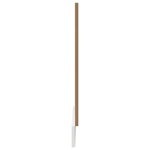 Låge til opvaskemaskine 60x1,5x67 cm konstrueret træ kunsteg