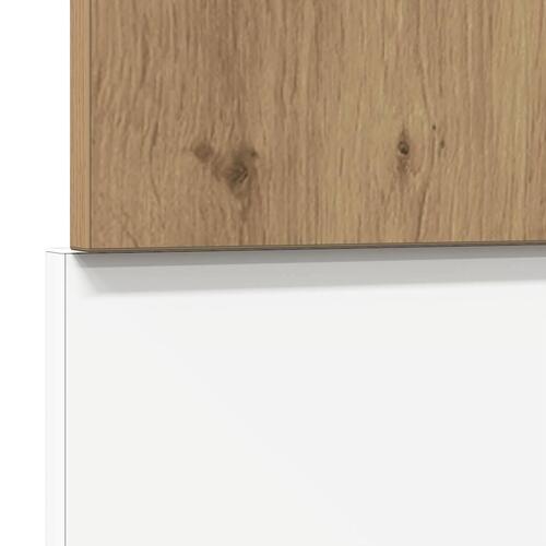 Låge til opvaskemaskine 60x1,5x67 cm konstrueret træ kunsteg