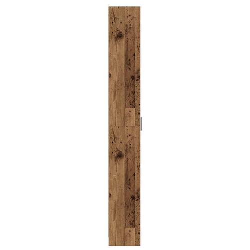 Garderobeskab 55x25x189 cm konstrueret træ antikt træ