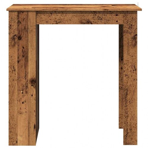Barbord med hylder 102×50×103,5 cm - konstrueret træ, antikt træ