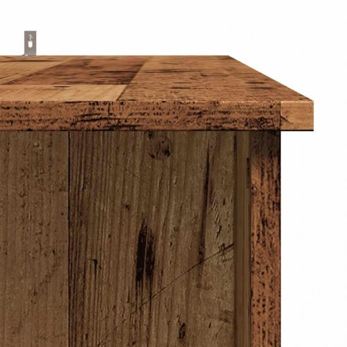 Barbord med hylder 102×50×103,5 cm - konstrueret træ, antikt træ