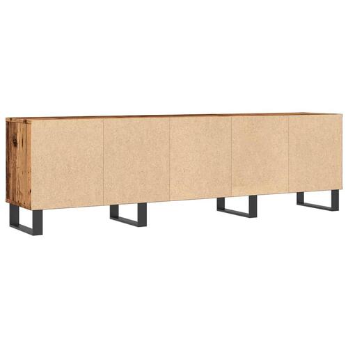 Tv-bord 150x30x44,5 cm konstrueret træ antikt trælook