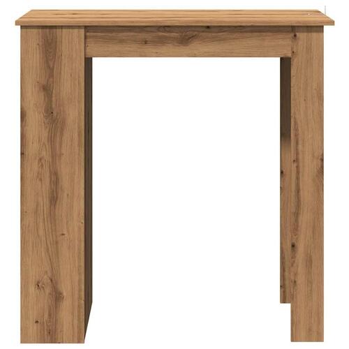 Barbord med hylde 102x50x103,5 cm konstrueret træ kunsteg