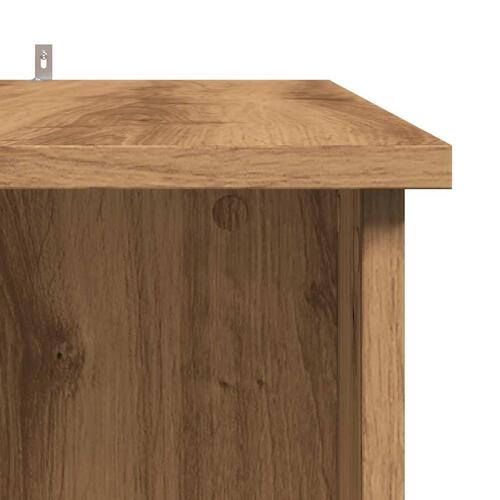 Barbord med hylde 102x50x103,5 cm konstrueret træ kunsteg