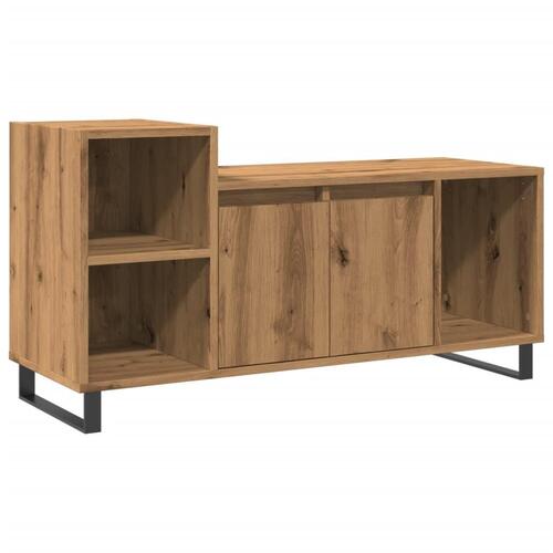 Tv-bord 100x35x55 cm konstrueret træ kunsteg