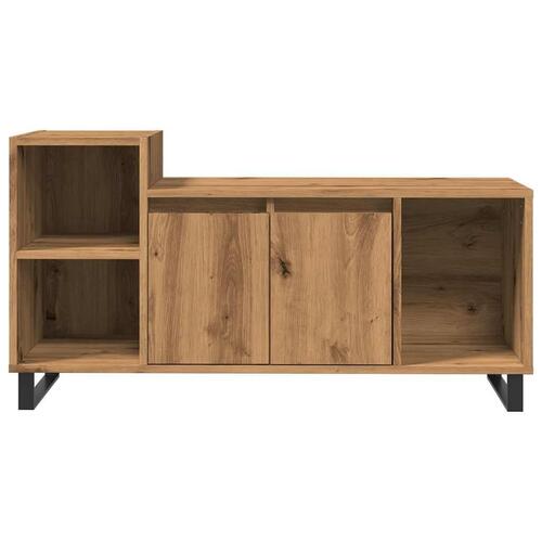 Tv-bord 100x35x55 cm konstrueret træ kunsteg