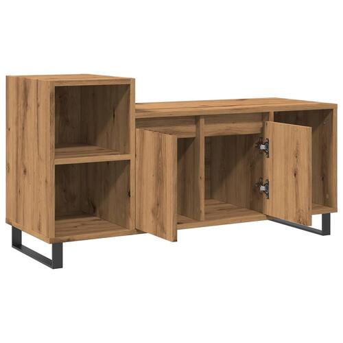 Tv-bord 100x35x55 cm konstrueret træ kunsteg