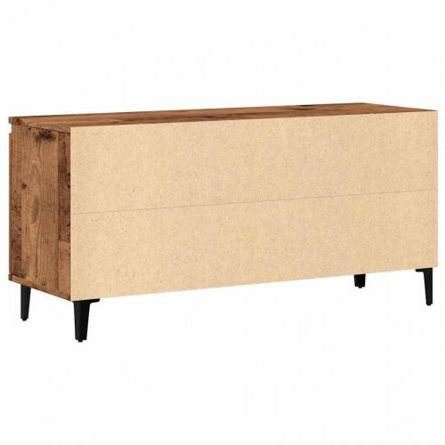 Tv-bord 102×35×50 cm i konstrueret træ - antikt trælook