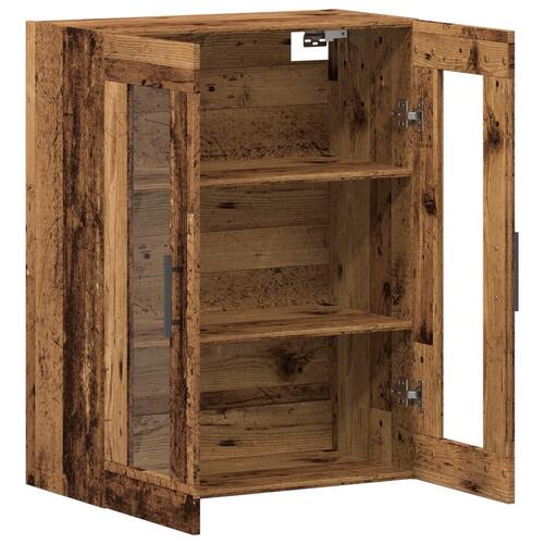 Skænk 69,5x34x90 cm konstrueret træ antikt trælook