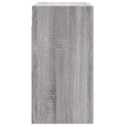 Vægskab 60x31x60 cm konstrueret træ grå sonoma-eg