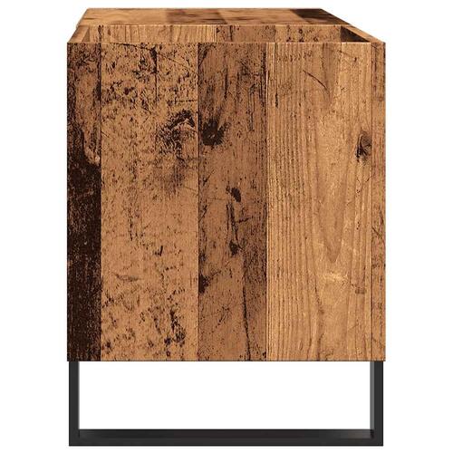 Vinylskab 84,5x38x48 cm konstrueret træ antikt trælook