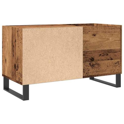 Vinylskab 84,5x38x48 cm konstrueret træ antikt trælook