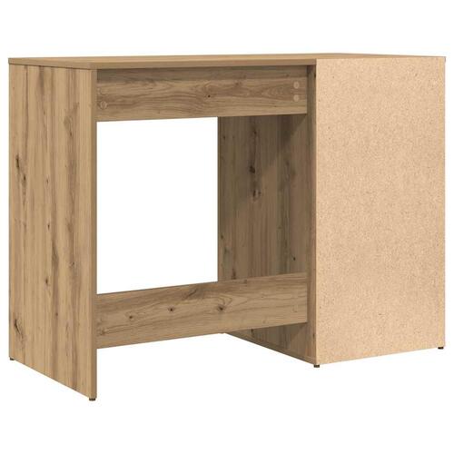 Skrivebord 100x49x75 cm konstrueret træ kunsteg