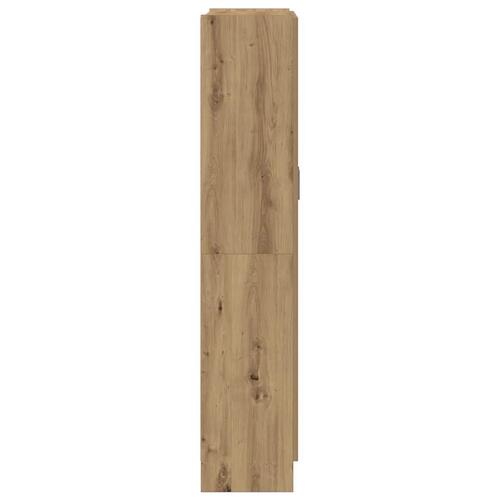 Skab 82,5x30,5x150 cm konstrueret træ kunsteg