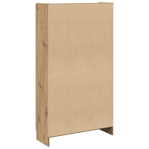 Skab 82,5x30,5x150 cm konstrueret træ kunsteg