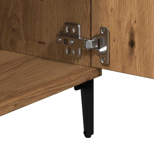 Tv-bord 102x35x50 cm konstrueret træ kunsteg