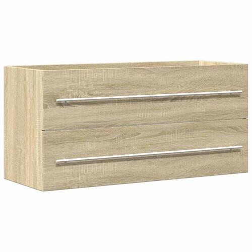 Vaskeskab 100x38,5x48 cm spånplade sonoma-eg
