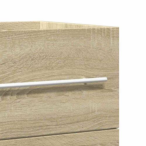 Vaskeskab 100x38,5x48 cm spånplade sonoma-eg