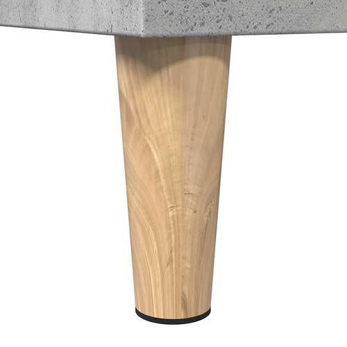 Badeværelsesskab 30x30x190 cm konstrueret træ betongrå