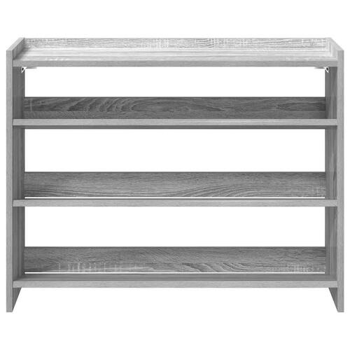 Skoreol 80x25x62 cm konstrueret træ grå sonoma-eg