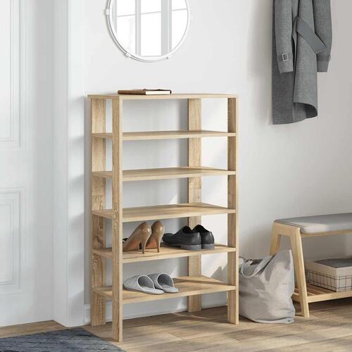 Skoreol 61x32x105 cm konstrueret træ sonoma-eg