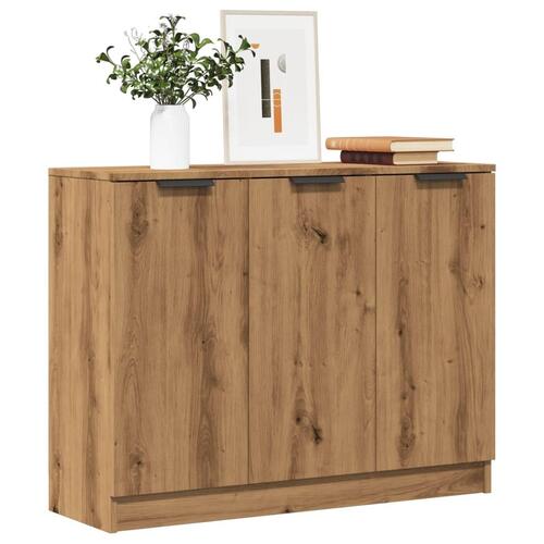 Skænk 90,5x30x70 cm konstrueret træ kunsteg