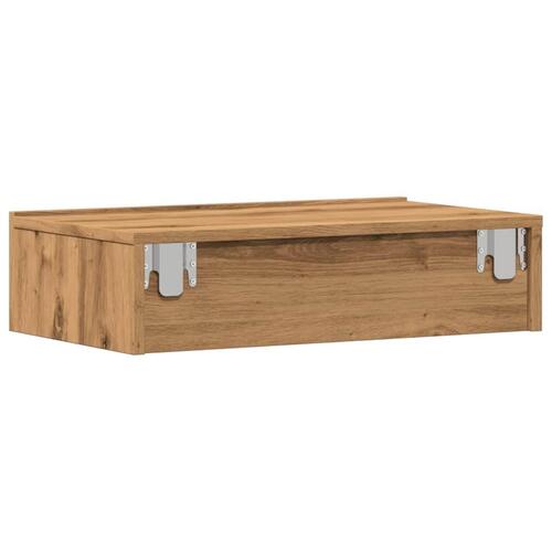 Tv-bord med LED-lys 60x35x15,5 cm kunsteg