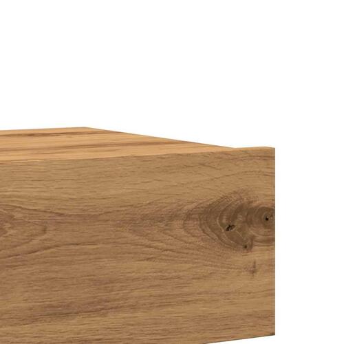 Tv-bord med LED-lys 60x35x15,5 cm kunsteg