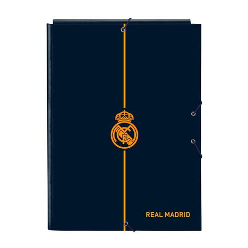 Ringbind Real Madrid C.F. 2nd Kit 24/25 Marineblå A4 26 x 33.5 x 2.5 cm