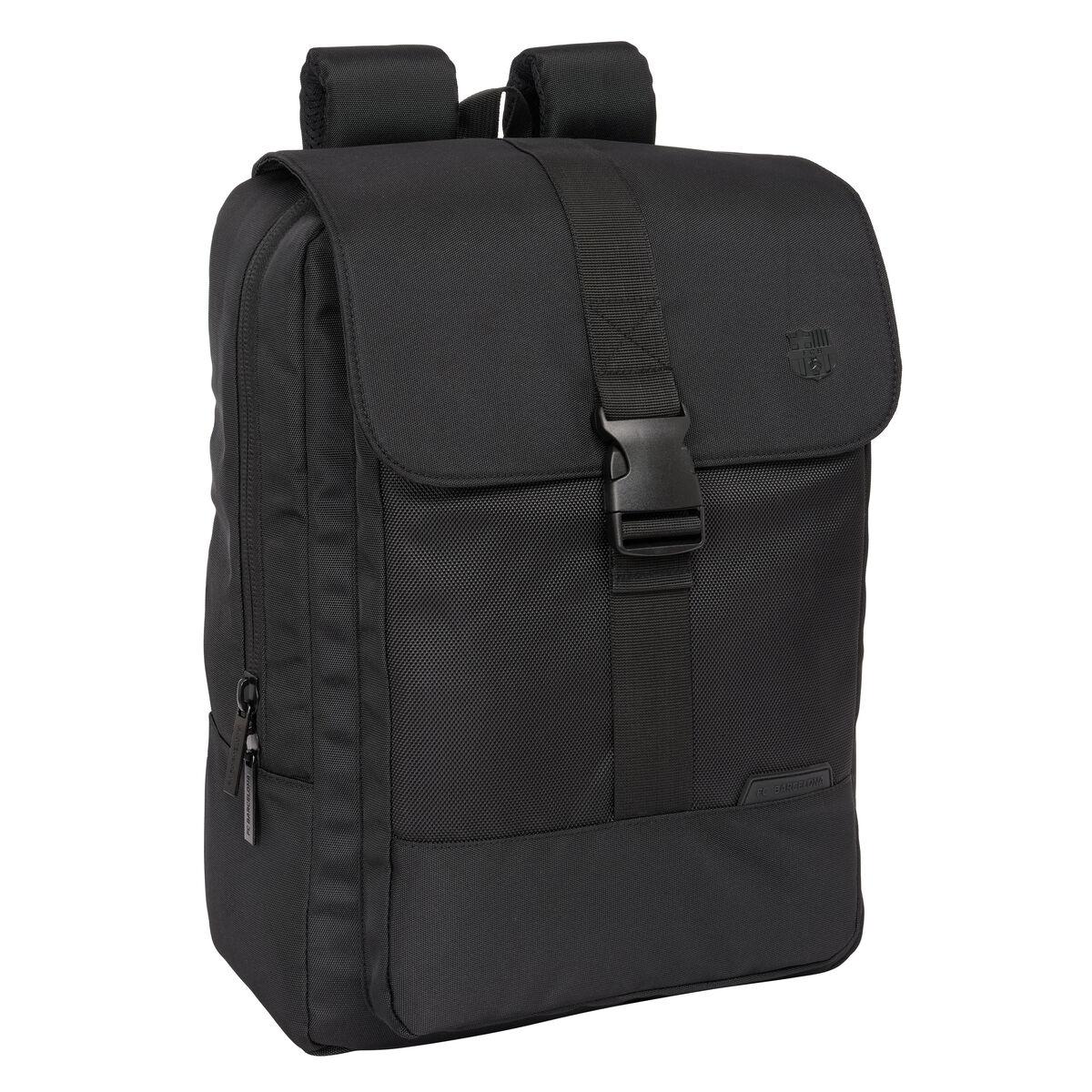 Laptop rygsæk F.C. Barcelona Premium Sort 29 x 39 x 12 cm