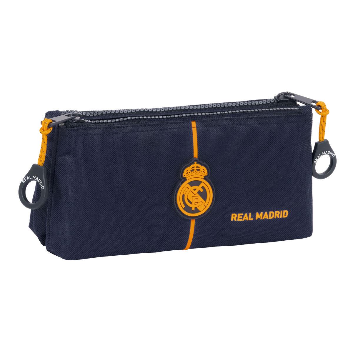 Rejsetoilettaske Real Madrid C.F. 2nd Kit 24/25 Marineblå Sportslig 22 x 10 x 8 cm