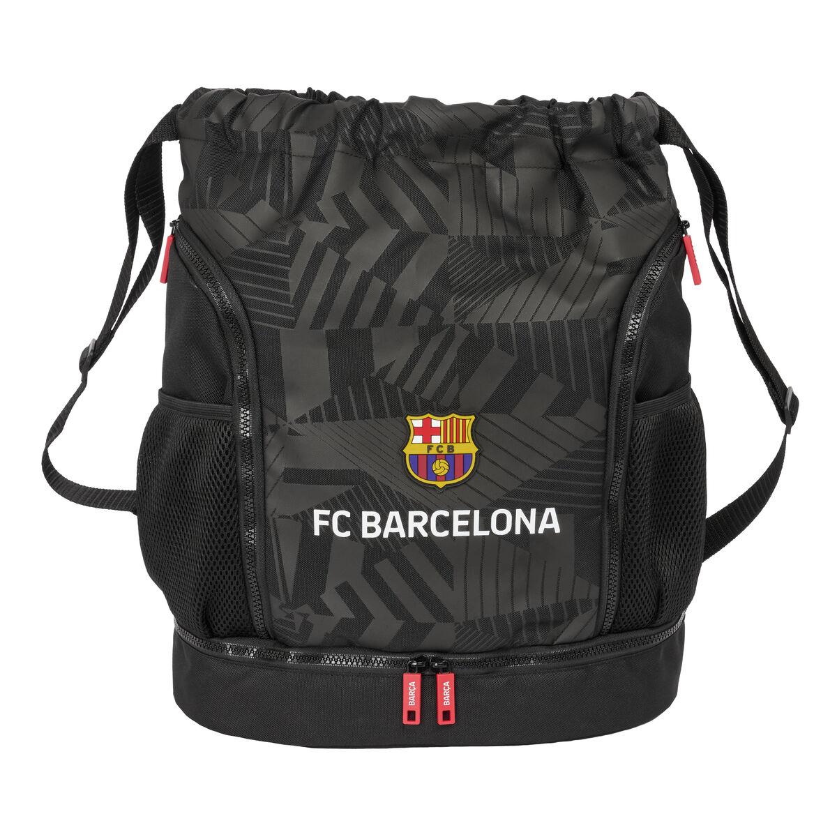 F.C. Barcelona rygsæk med snore - sort skoletaske 35 × 40 × 1 cm
