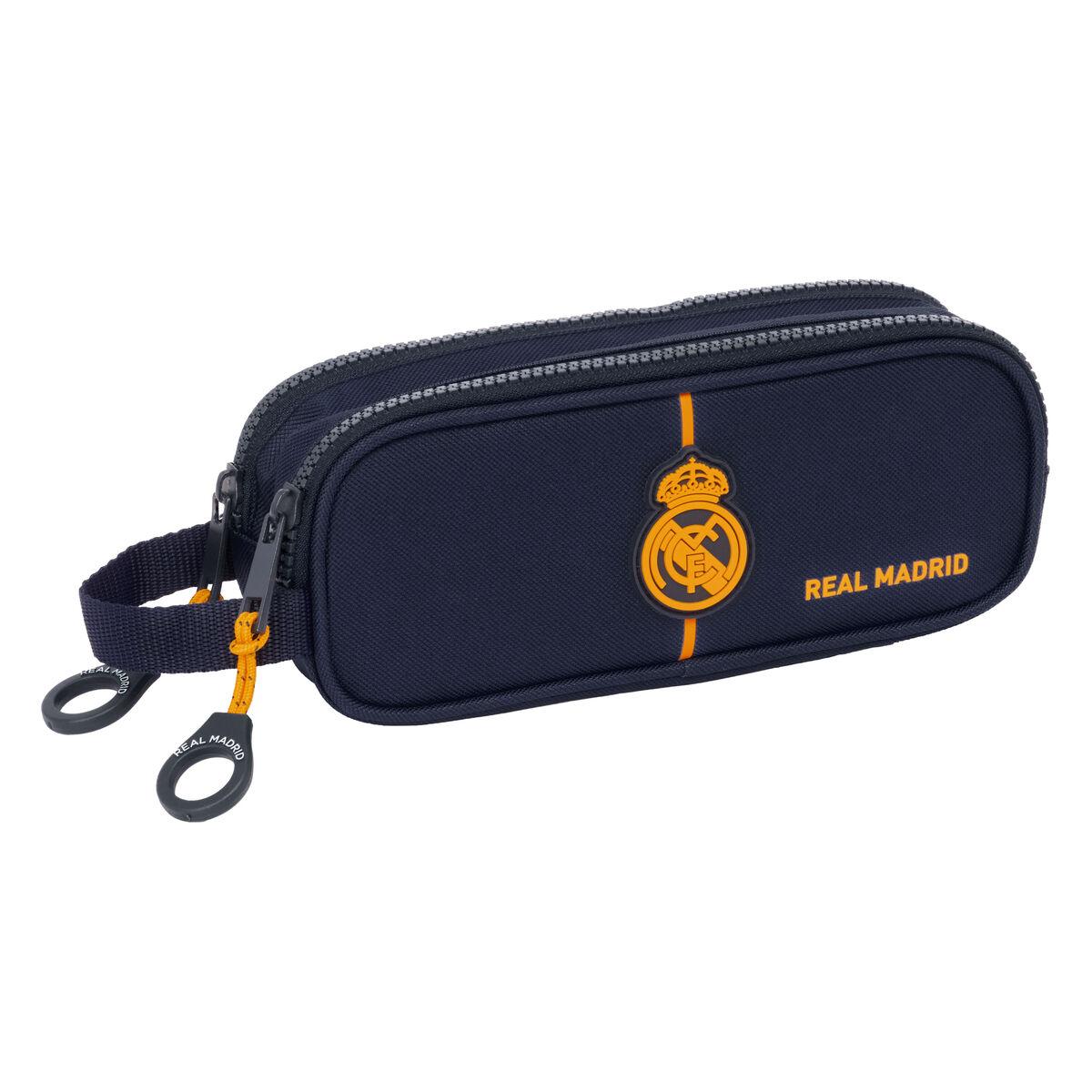 Dobbelt penalhus Real Madrid C.F. 2nd Kit 24/25 - marineblå 21 × 8 × 6 cm