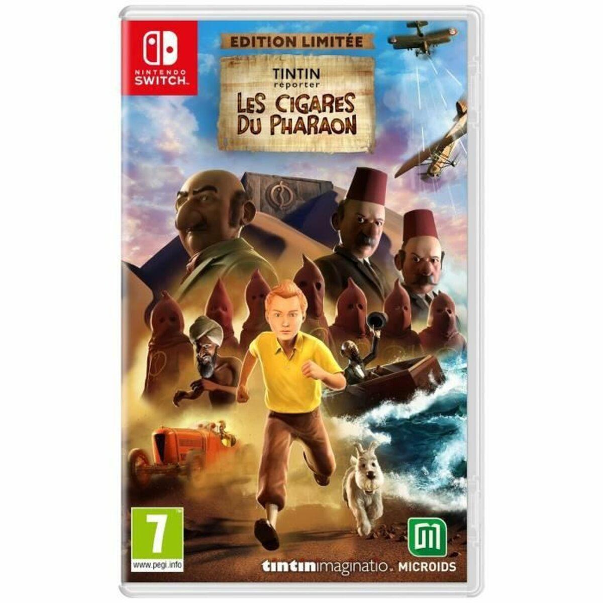 Nintendo Switch spil Microids Tintin Reporter: Les Cigares du Pharaon (Gul)