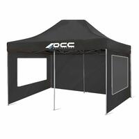 Teltvæg OCC Motorsport OCCCARP33 Sort Oxford 420D 6 x 2 m Vindue