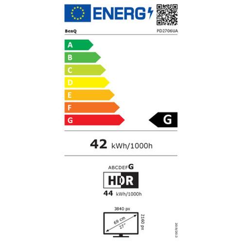 Skærm BenQ PD2706UA 4K Ultra HD
