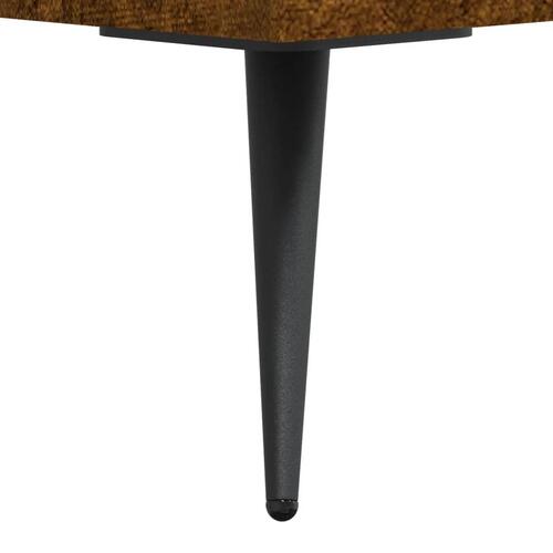 Tv-bord 150x36x30 cm konstrueret træ røget egetræsfarve
