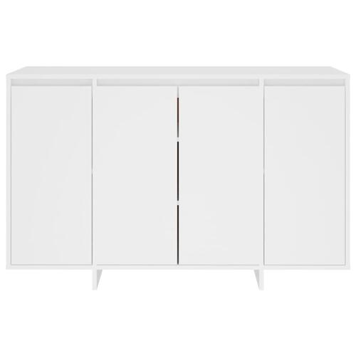 Skænk 120x41x75 cm konstrueret træ hvid