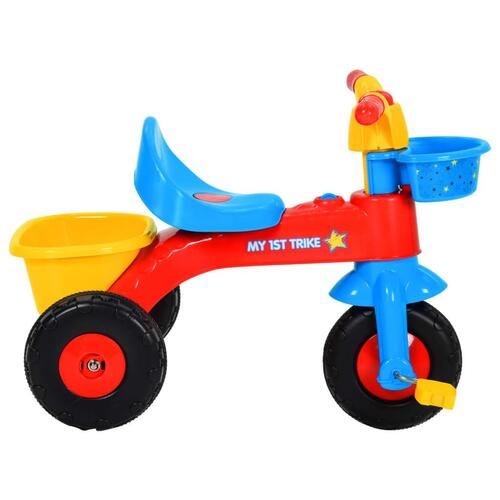 Trehjulet cykel flerfarvet