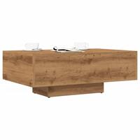 Sofabord 85x55x31 cm konstrueret træ kunsteg