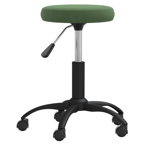 Massagetaburet fløjl mørkegrøn