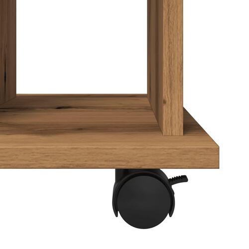 Rullebord 60x45x60 cm konstrueret træ kunsteg