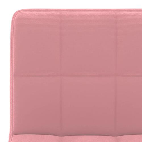 Barstol fløjl pink