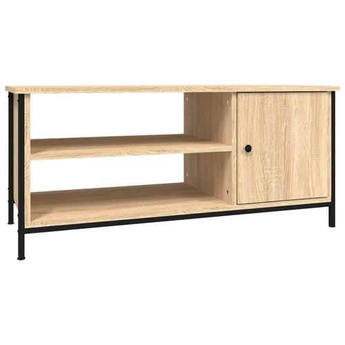 Tv-bord 100x40x45 cm konstrueret træ sonoma-eg