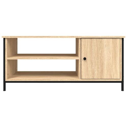 Tv-bord 100x40x45 cm konstrueret træ sonoma-eg