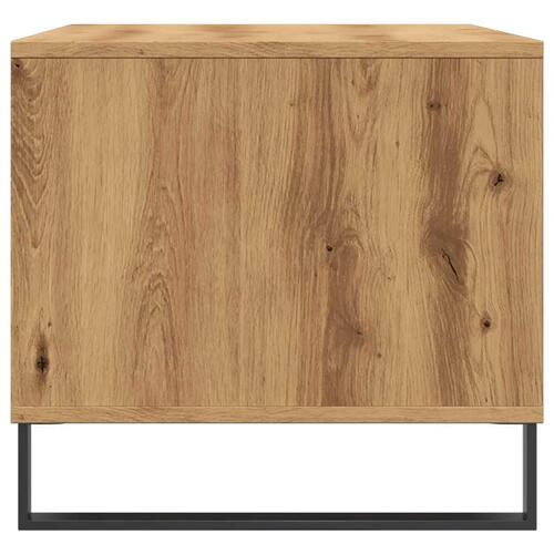 Sofabord 90x49x45 cm konstrueret træ kunsteg