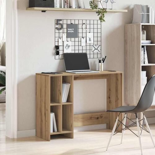 Skrivebord 102,5x35x75 cm konstrueret træ kunsteg