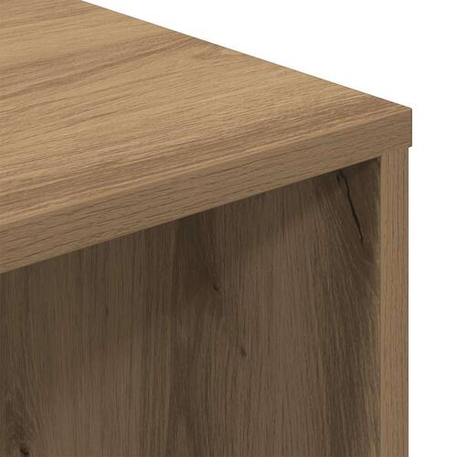 Skrivebord 102,5x35x75 cm konstrueret træ kunsteg